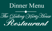 dinner menu